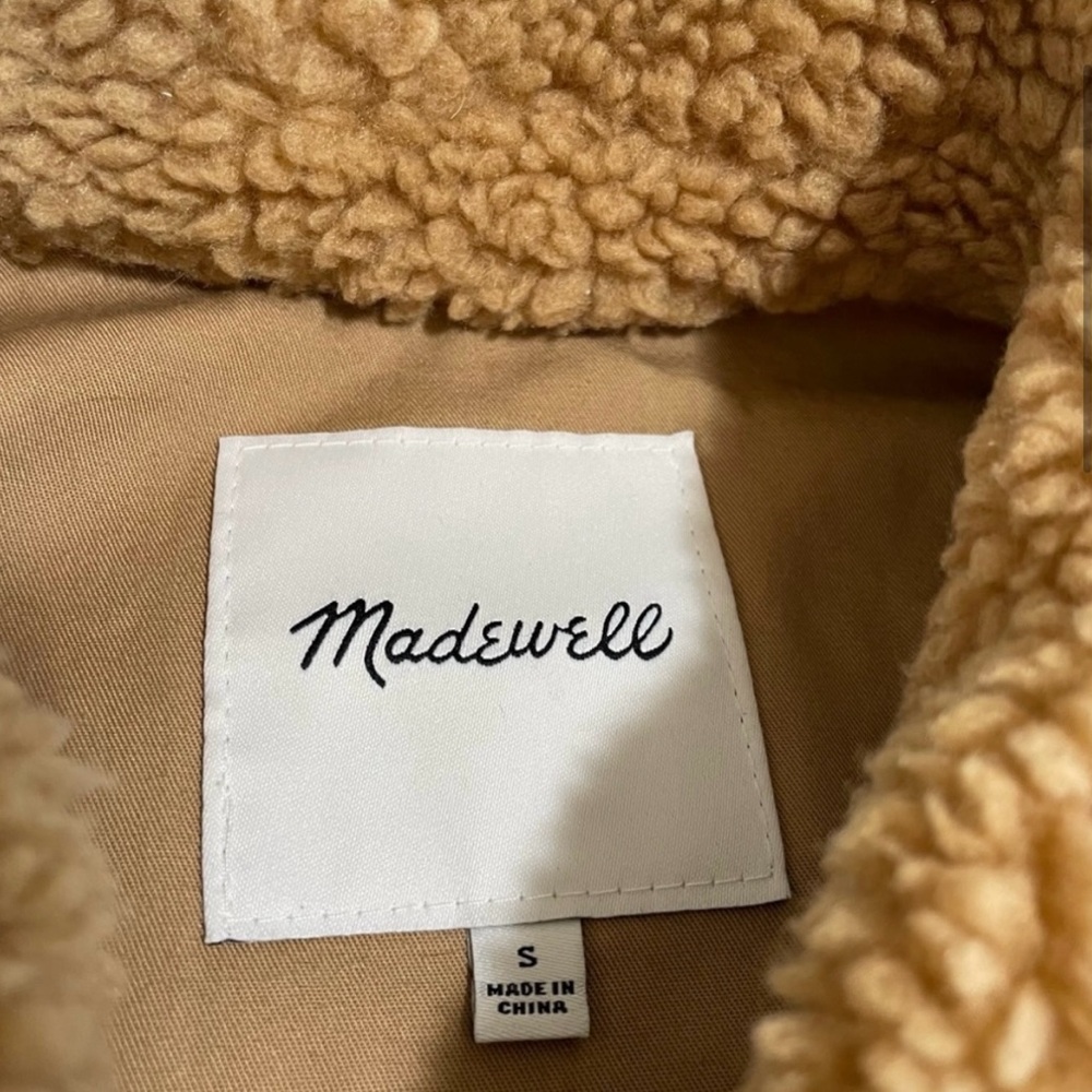 Madewell Teddy Portland Sherpa Jacket - Picture 7 of 12
